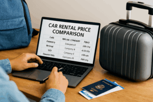 Comparing prices for affordable car rentals Lagos Nigeria.